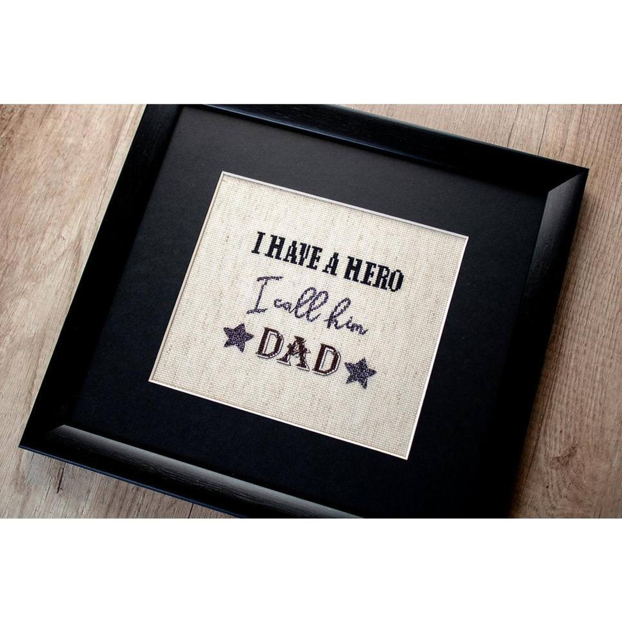 LetiStitch Counted Cross Stitch Kit Father's day gift